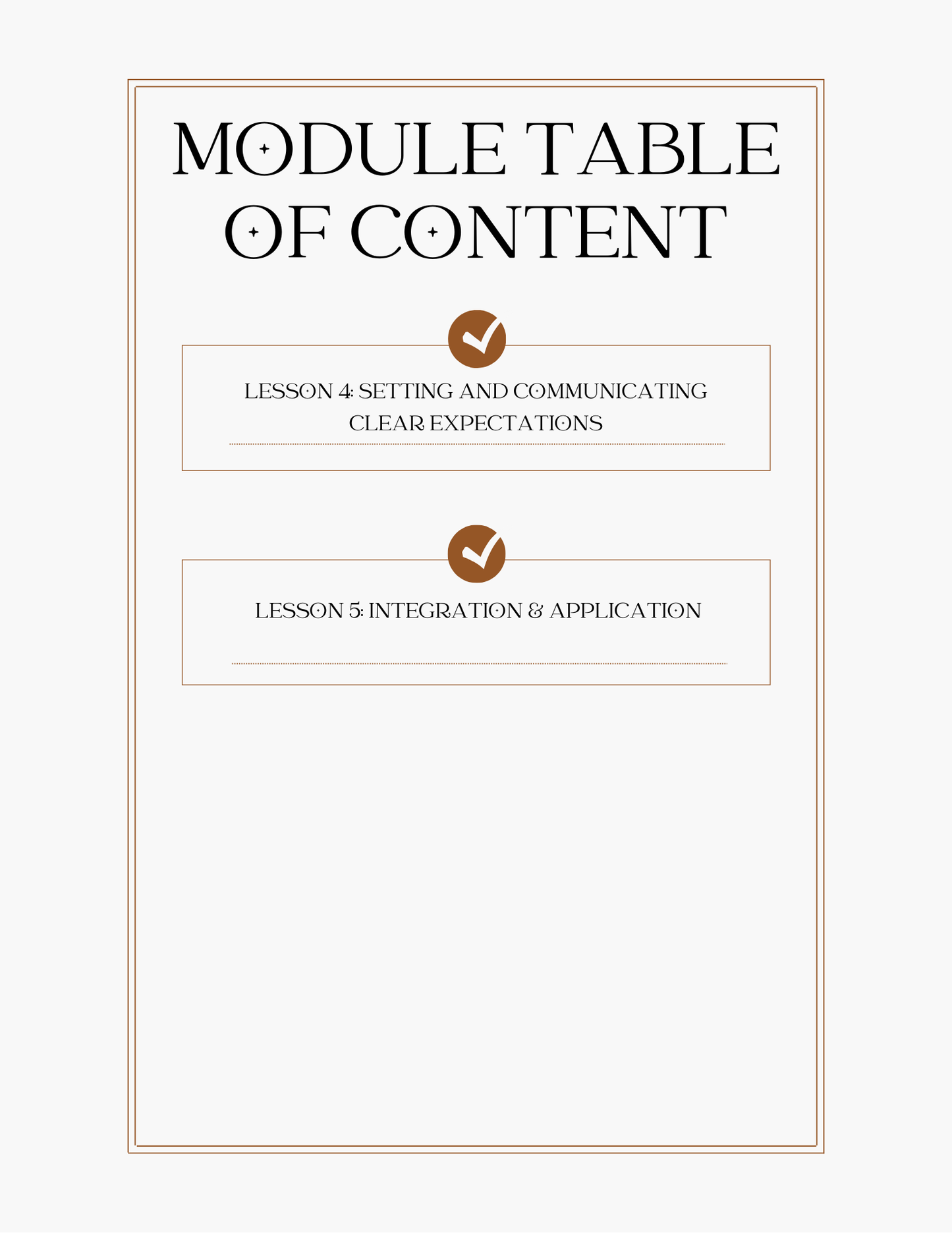 Workbook Course: Mastering Accountability