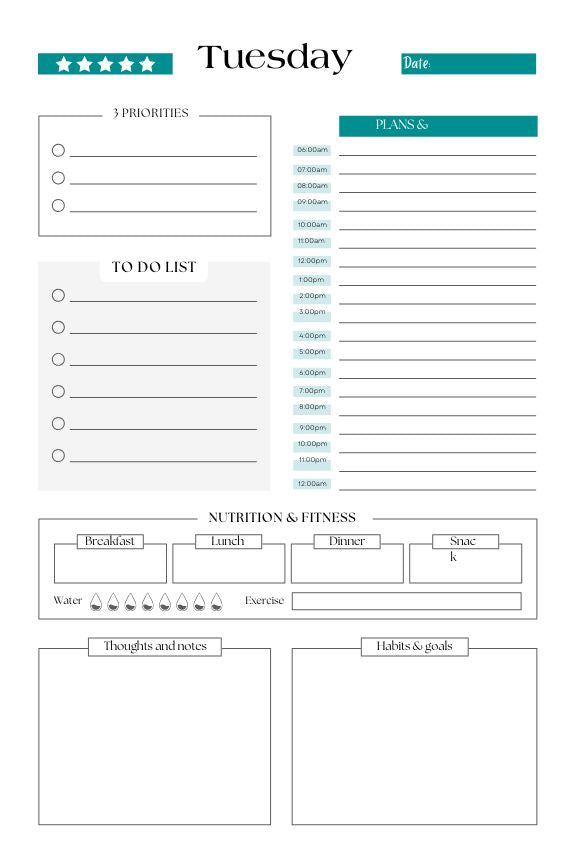 Daily Weekly- Planner