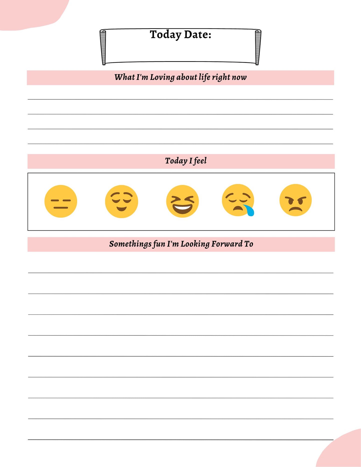 Gratitude Journal-Planner