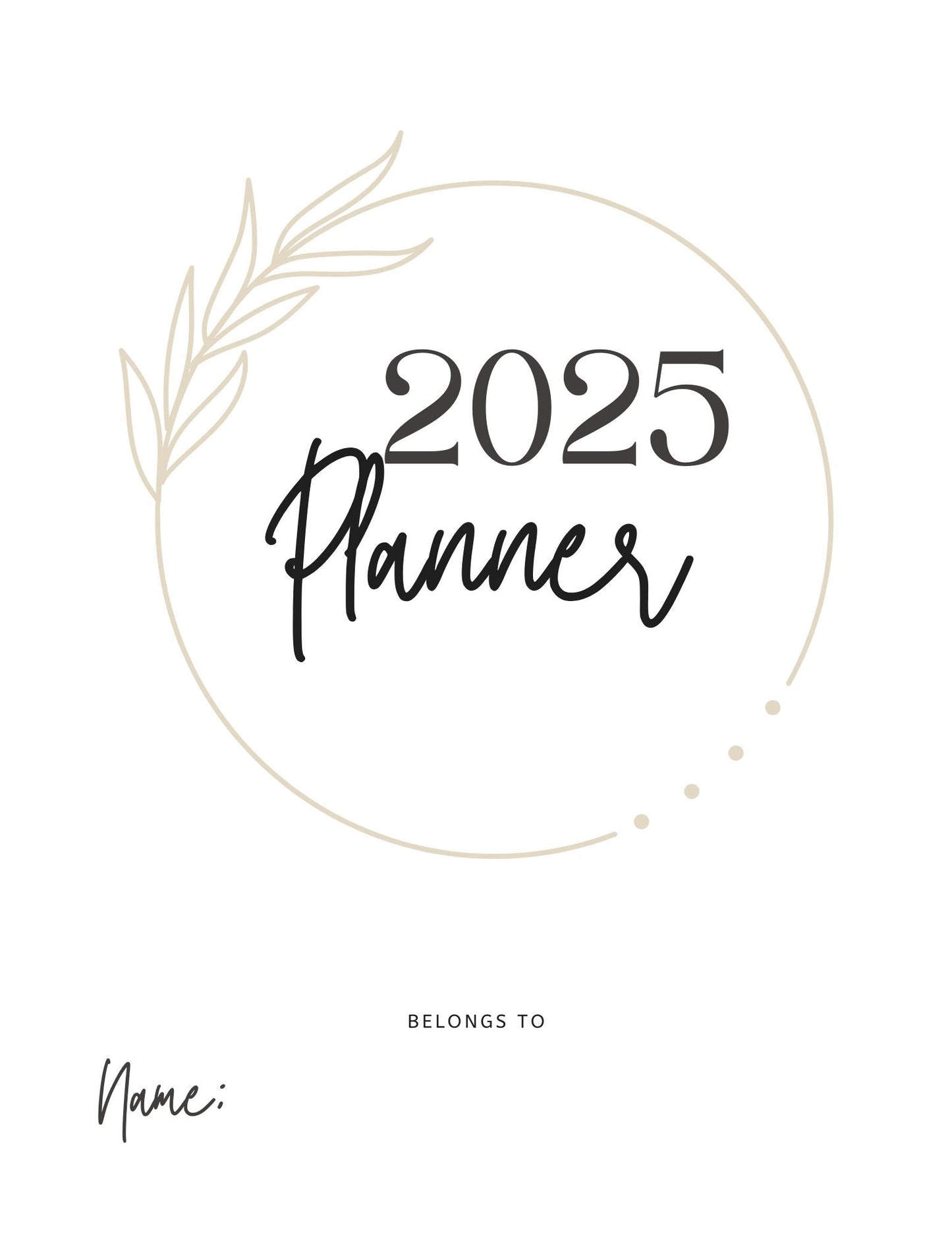 2025 Journal- Planner