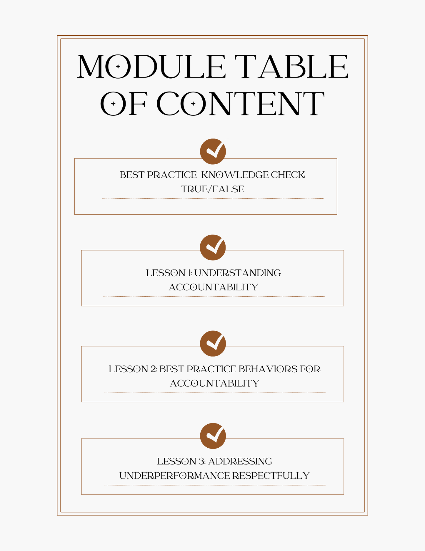 Workbook Course: Mastering Accountability