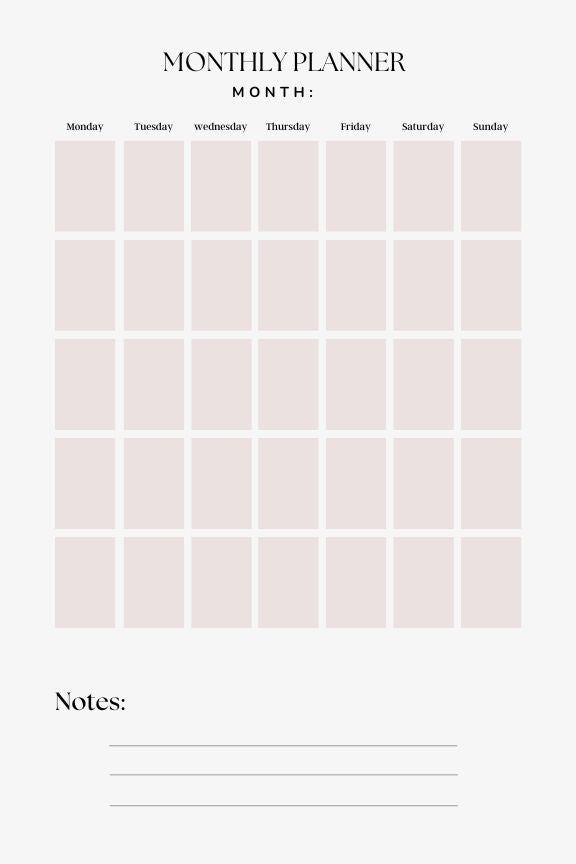Budget Green-Pink- Planner
