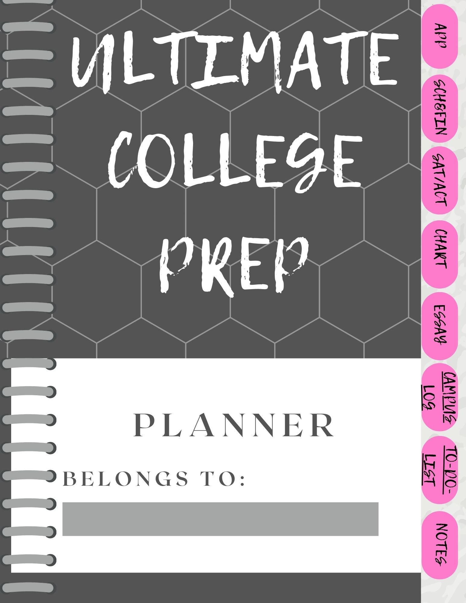 College Prep Journal-Planner
