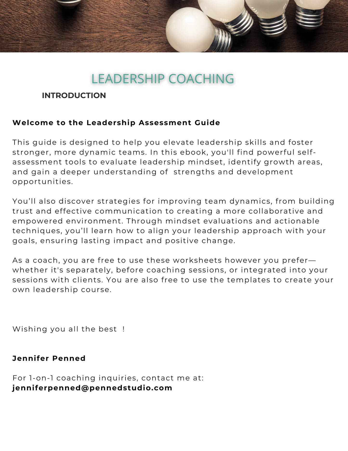 Leadership Course Workbook