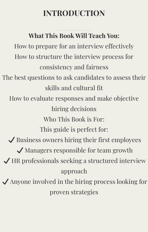Art of Hiring- Interviewing Strategy