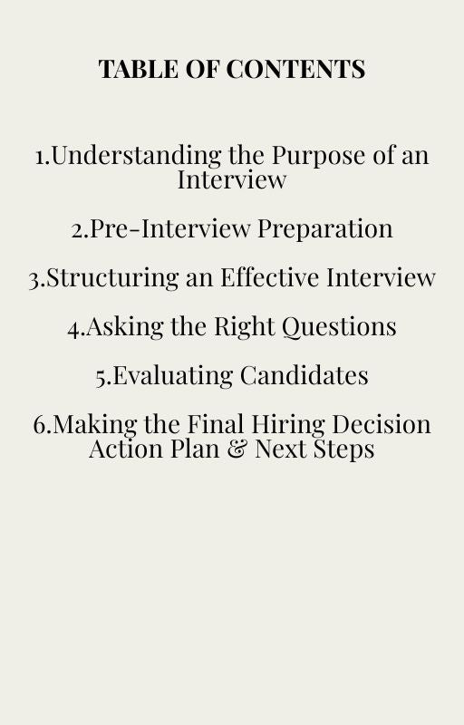 Art of Hiring- Interviewing Strategy
