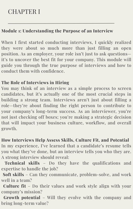 Art of Hiring- Interviewing Strategy
