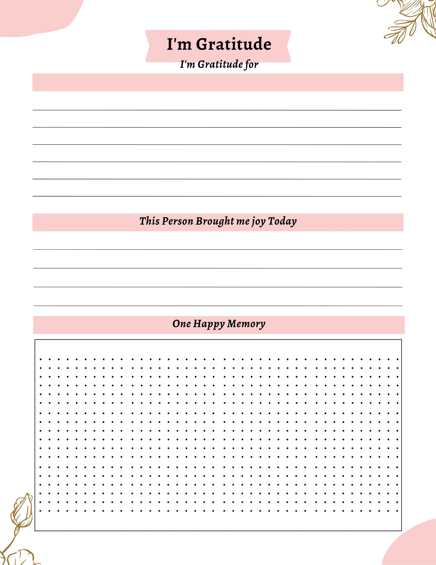 Gratitude Journal-Planner