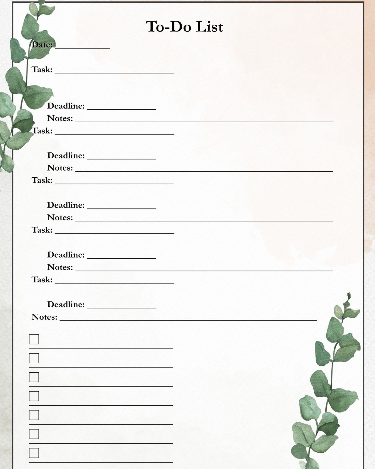 To-Do-List Leaves
