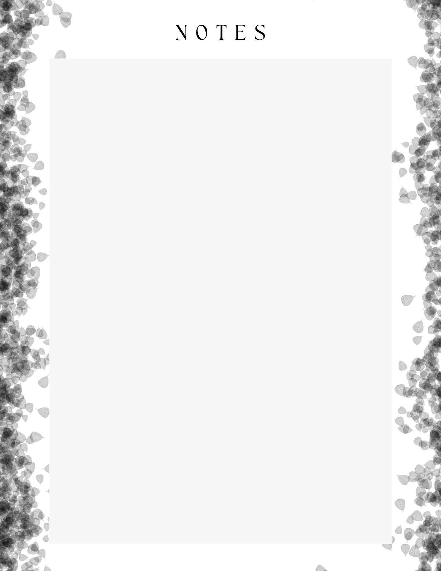 Notes Black - White - Planner