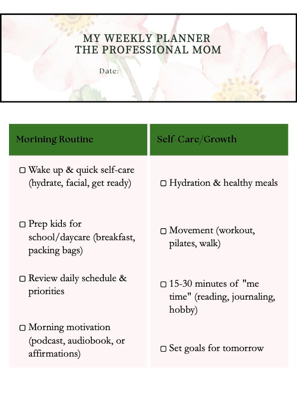 Mom Professional Planner