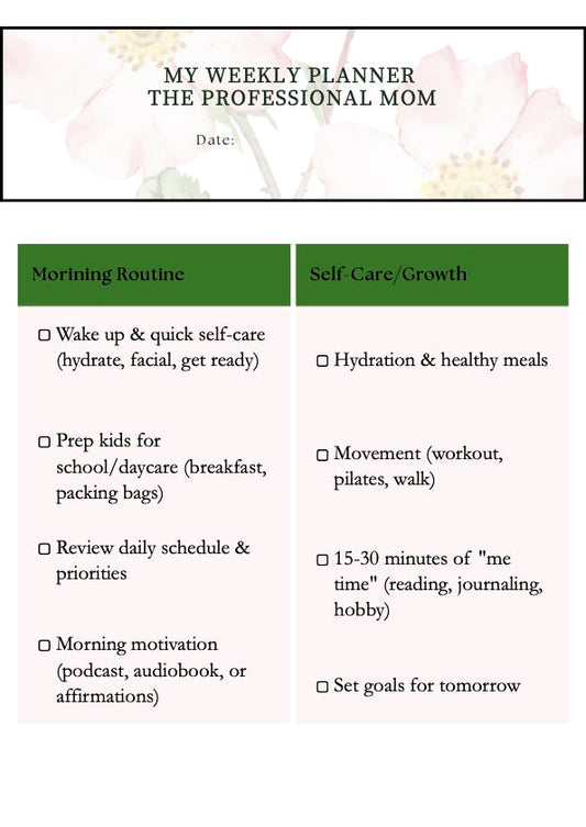 Mom Professional Planner