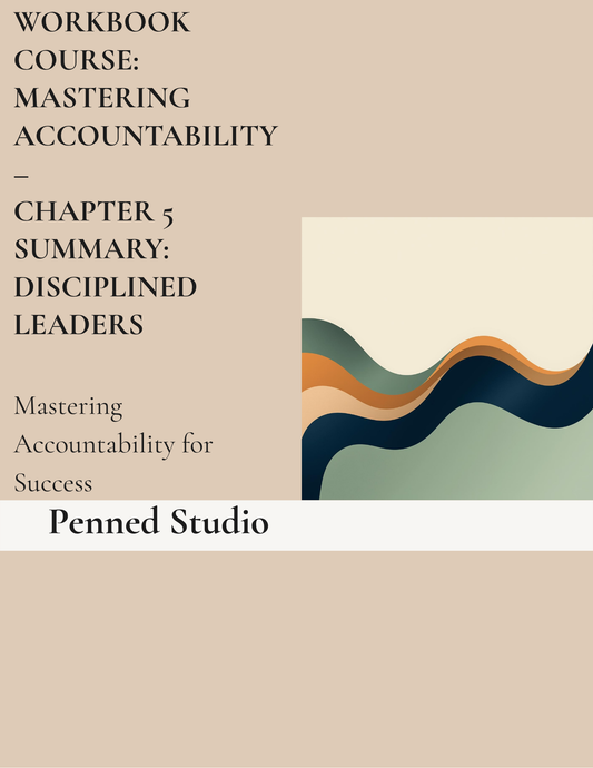 Workbook Course: Mastering Accountability
