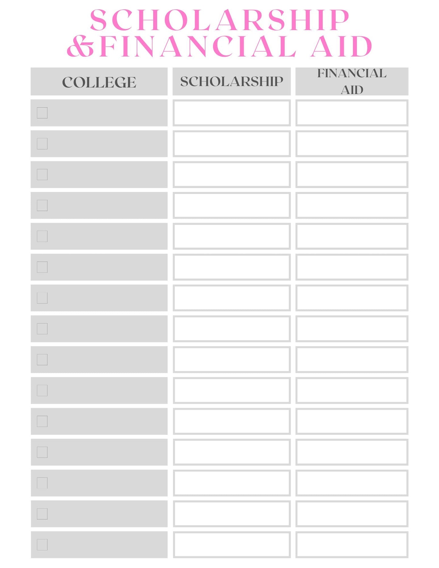 College Prep Journal-Planner
